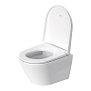 Duravit D-Neo Унитаз 47см., подвесной, безободковый, сиденье микролифт, цвет: белый