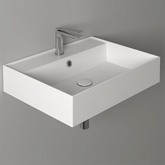 Simas Agile Раковина 61x46 см, 1 отв., цвет: белый