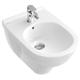 Villeroy&Boch O.novo Биде подвесное 36x56см., 1 отв., цвет: альпийский белый