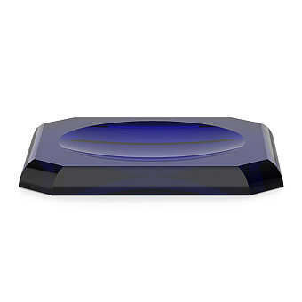 Decor Walther KR KS Kristall Лоток для расчесок, настольный, цвет: Capri Blue