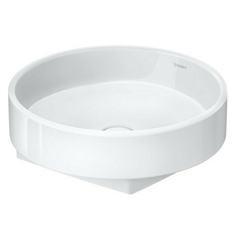 Duravit Balcoon Раковина 45см., накладная, без отв., без перелива, DuraShield, цвет: белый матовый