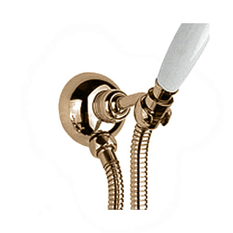 Nicolazzi Держатель ручного душа, с подводом воды 1/2", цвет: BRONZED PLATED