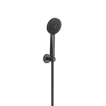 Dornbracht Meta Душевой гарнитур со шлангом, настенный, цвет: чёрный матовый