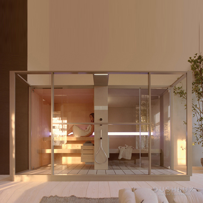 Фото Effegibi Logica Spa Filo Сауна&Хаммам 373x250xh217см, в нишу, цвет: на выбор