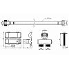 TOTO Комплект для подключения WASHLET RG/RG LITE (TCF3427/TCF3412) к унитазу-моноблоку RP (CW561)
