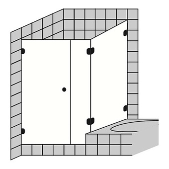 Sprinz Spinell Plus Душевое ограждение 90x90x200см.