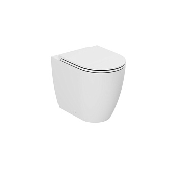 Azzurra Comoda Унитаз приставной 53x36x42 см, c креплением VFV, слив универсальный, цвет: Bianco lucido