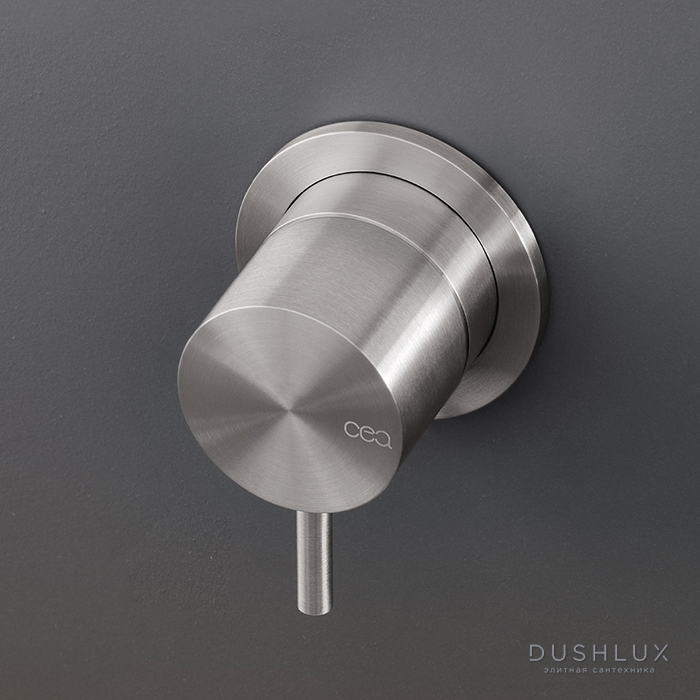 Фото CEA Design MILO360 Запорный вентиль, настенный, для холодной воды, цвет: нержавеющая сталь