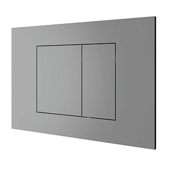 Almar WC plate Смывная клавиша универсальная, для GEBERIT SIGMA8 / UP720 или SIGMA12 / UP320 или TECE BOX-8, цвет: нержавеющая сталь брашированная