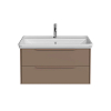 Kerama Marazzi Elegance Тумба 80см., подвесная, 2 ящика, цвет: пудровая глина