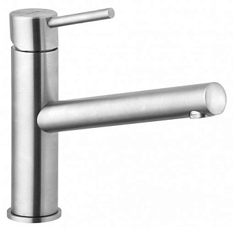 Kludi Steel Смеситель для раковины, на 1 отв., цвет: сталь