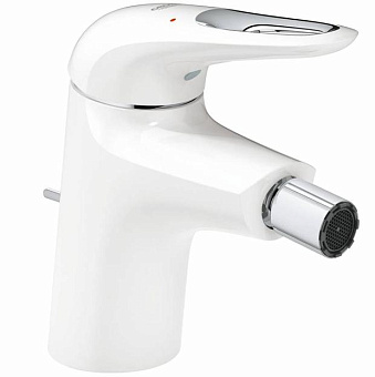 Grohe Eurostyle 2015 Смеситель для биде, на 1 отв., излив: 11см., с донным клапаном, цвет: белый
