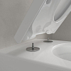Villeroy&Boch Subway 3 Унитаз 37х56х36см., подвесной, безободковый, SoftClosing, цвет: альпийский белый