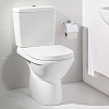 Villeroy&Boch O.novo Унитаз 39x80x63см., напольный, безободковый, с гориз. выпуском, цвет: альпийский белый