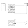 Gessi Origini Крючок, подвесной, цвет: Finox Brushed Nickel