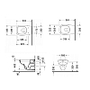 Duravit D-Code Унитаз 35.9x54.5x41см., подвесной, безободковый, с сиденьем микролифт, цвет: белый глянцевый