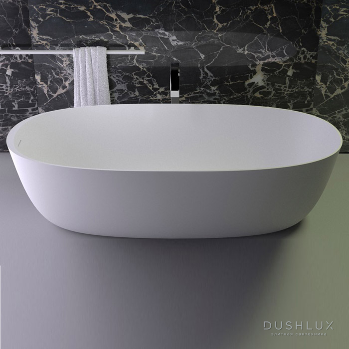 KNIEF Prime Ванна отдельностоящая, 180х85x50см., со слив переливом ...