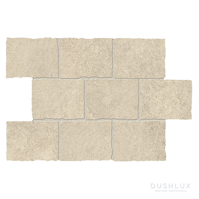 Фото Emilceramica Landscape Керамогранит 45x30х.95см, универсальный, глазурованный, цвет: Mosaico Muretto Sabbia Silktech