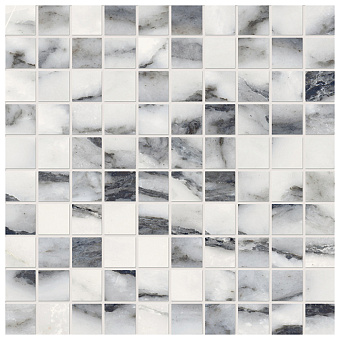 Provenza Unique Marble Керамогранит 30x30x0.95см, глазурованный, универсальная, цвет: Mosaico Bianco Siena Lappato