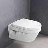 Villeroy&Boch Architectura Унитаз подвесной 37х53 см, безободковый, с антигрязевым покрытием CeramicPlus, цвет: белый