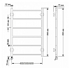 Secado Триада 1 Полотенцесушитель 50x80 см, электрический, цвет: бронза