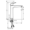 Hansgrohe Focus  Смеситель для раковины, на 1 отв., излив 185мм, h231мм, цвет: хром