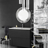 Laufen Kartell Зеркало круглое d=78см, настенное, без подсветки, цвет: серебряный