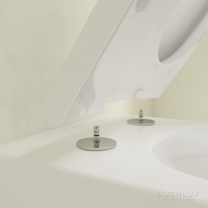 Фото Villeroy&Boch Subway 3.0 Унитаз 37х56х36см., подвесной, TwistFlush, CeramicPlus, цвет: белый камень