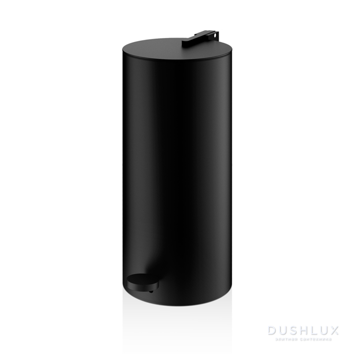 Фото Decor Walther Bin 3 Ведро 14.5xh33.5см, с педалью и крышкой, цвет: черный матовый