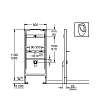Grohe Rapid SL Система инсталляции для писсуара, 1,13 м - 1,3 м