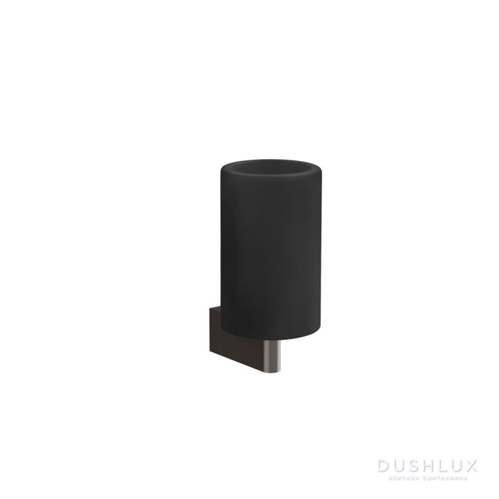 Фото Gessi Origini Стакан подвесной, цвет: черный матовый/Black Metal Brushed PVD