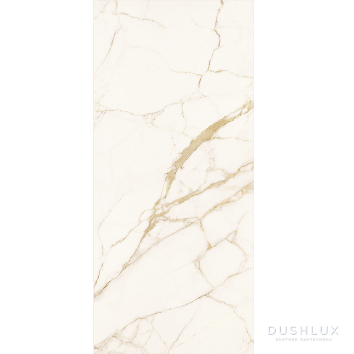 Фото Lea Ceramiche Delight Керамогранит 120x260x0.6см, универсальный, неглазурованный, декор chain b, цвет: calacatta oro/глянцевый