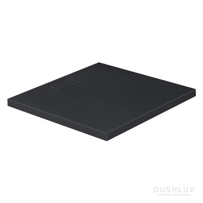 Фото Duravit  Stonetto Поддон композитный квадратный  90x90х5см, d9см, цвет: антрацит