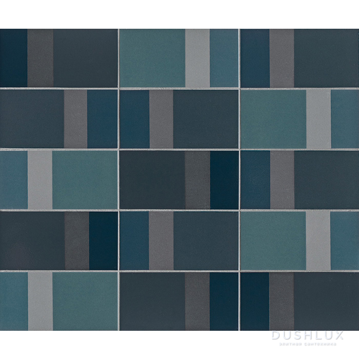Фото Mutina Diarama Керамогранит 9.4х18.7см, настенная, глазурованный, цвет: sky dark