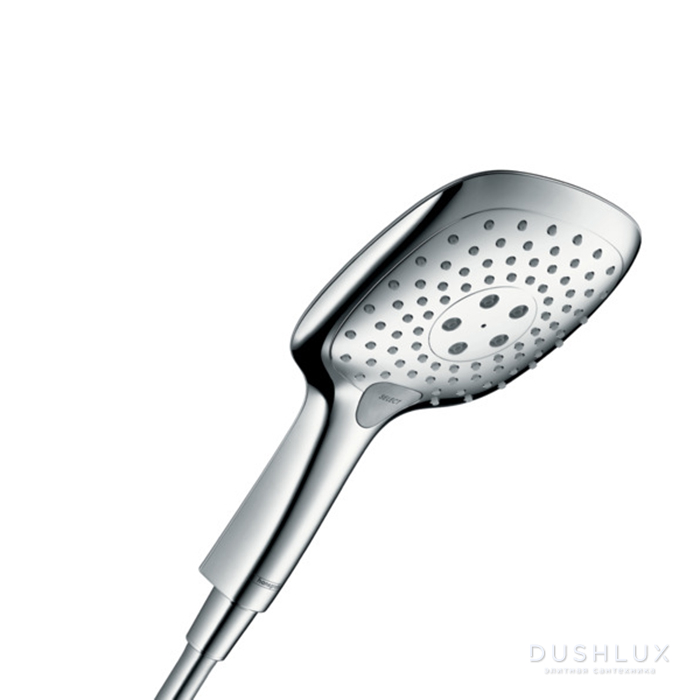 Фото Hansgrohe Raindance Select E Ручной душ 150, 3jet (RainAir, CaresseAir, Mix), цвет: хром
