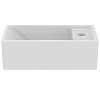 Ideal Standard i.life S Раковина 37x21xh12см, подвесная, с 1 отверстием, Dx, без перелива, цвет: белый глянец