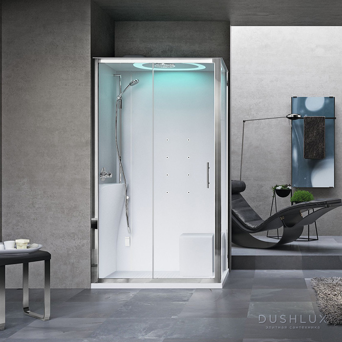 Novellini Eon Душевая кабина 120х80х221см, Sx, термостатический ...