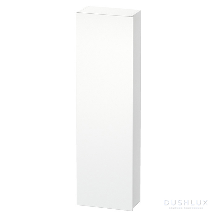 Фото Duravit DuraStyle Шкаф 40х24х140 см, подвесной, левый, 1 дверь, 4 стеклянные полки, цвет: белый матовый
