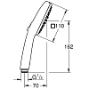 Grohe Tempesta Cube 110 Ручной душ, 2 режима, цвет: хром