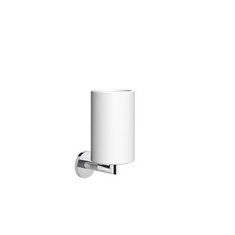 Gessi Anello Стакан настенный белый, цвет: хром
