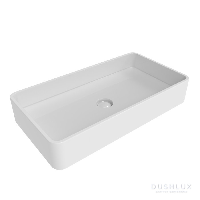 Фото Flaminia Miniwash Раковина 75x40x13 см, без отв., подвесная, цвет: белый