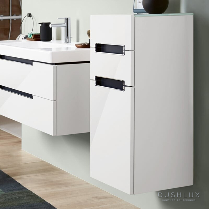 Фото Villeroy&Boch Subway 2.0, Тумба подвесная, DX, 35.4x85.7x30см., цвет: белый