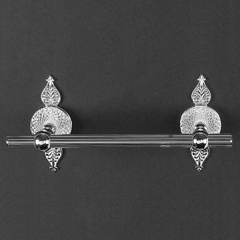 Cristal et Bronze Palmette cristal Поручень, подвесной монтаж, цвет: хром