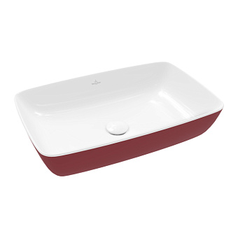 Villeroy&Boch Artis Раковина 58x38.5x13см., накладная, цвет: Bordeaux