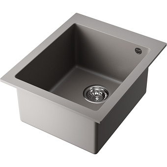Omoikiri Bosen 41 Кухонная мойка 41x19x50см.,встраиваемая, цвет: leningrad grey