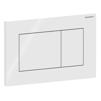 Geberit Sigma01 Клавиша для унитаза, двойного смыва, цвет: хром матовый