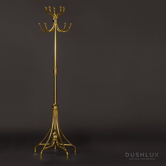 Фото Cristal et Bronze Prestige Стойка напольная 182 см с крючками, цвет: золото