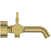 Ideal Standard Joy Смеситель для ванны, настенный, цвет: PVD Brushed Gold (Шлифованное Золото)