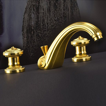 Cristal et Bronze Bonroche Смеситель для раковины, цвет: золото 24 к