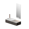 Kerama Marazzi Magica Тумба 115.4х48.5х22см., подвесная, 2 ящика, цвет: вечерний серый матовый
